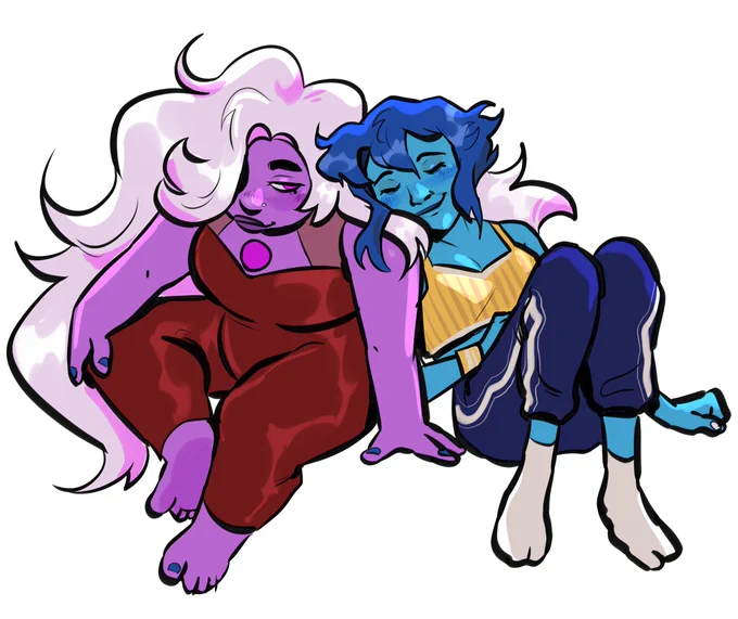 lazy afternoon #StevenUniverse #lapithyst 