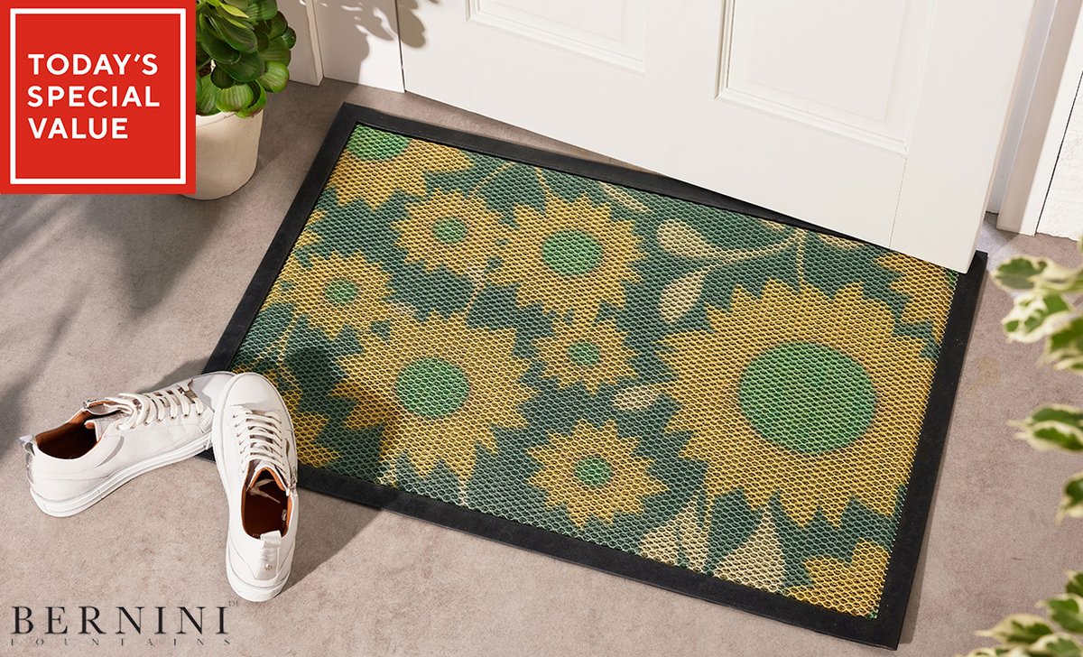 Keep mess at your doorstep with the incredible Aqua Terra doormat from Bernini. ms.spr.ly/6016cUmw4