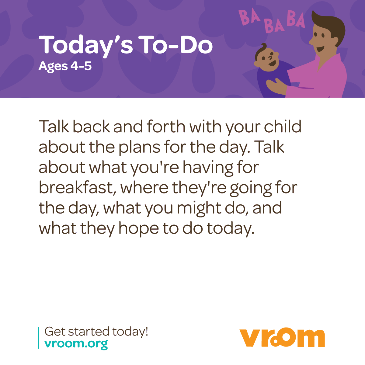 joinvroom's tweet photo. Don’t you just love it when building your kiddo’s brain is easy? 🧠
With a #VroomTip like this one, it’s child's play - literally! https://t.co/d6iBede89h