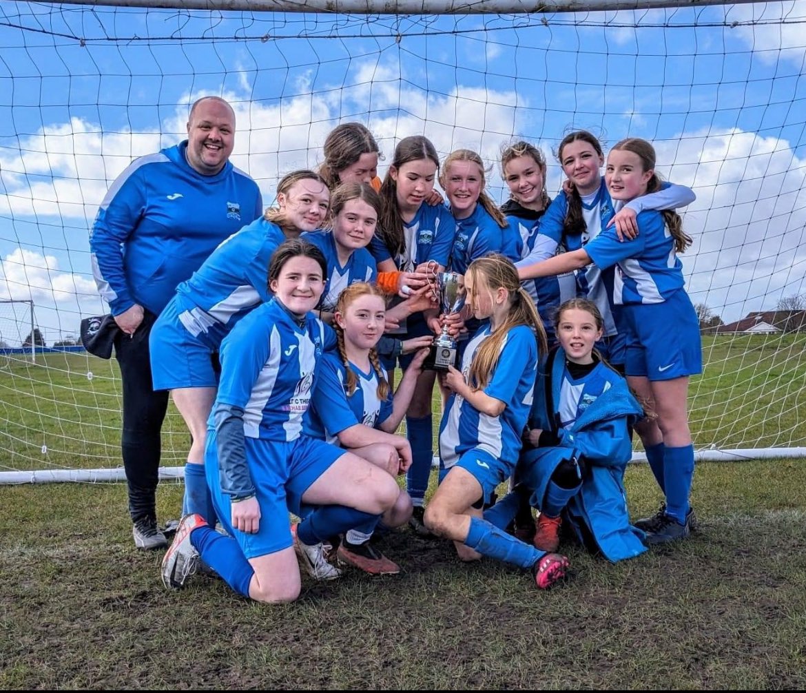 Great day for our U13 girls as they were crowned Champions of their league.

Fantastic achievement by our superb coach, Dean, and his team.