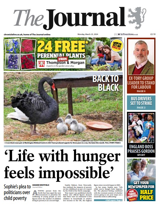 Following shocking statistics on rising poverty levels at the end of last week, one young person's testimony leads tomorrow's @TheJournalNews #TomorrowsPapersToday