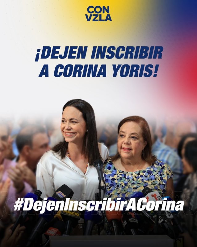 El gobierno y el chavismo se han encargado de subirla aun mas en las encuestas. veremos proximos dias   #CorinaYoris