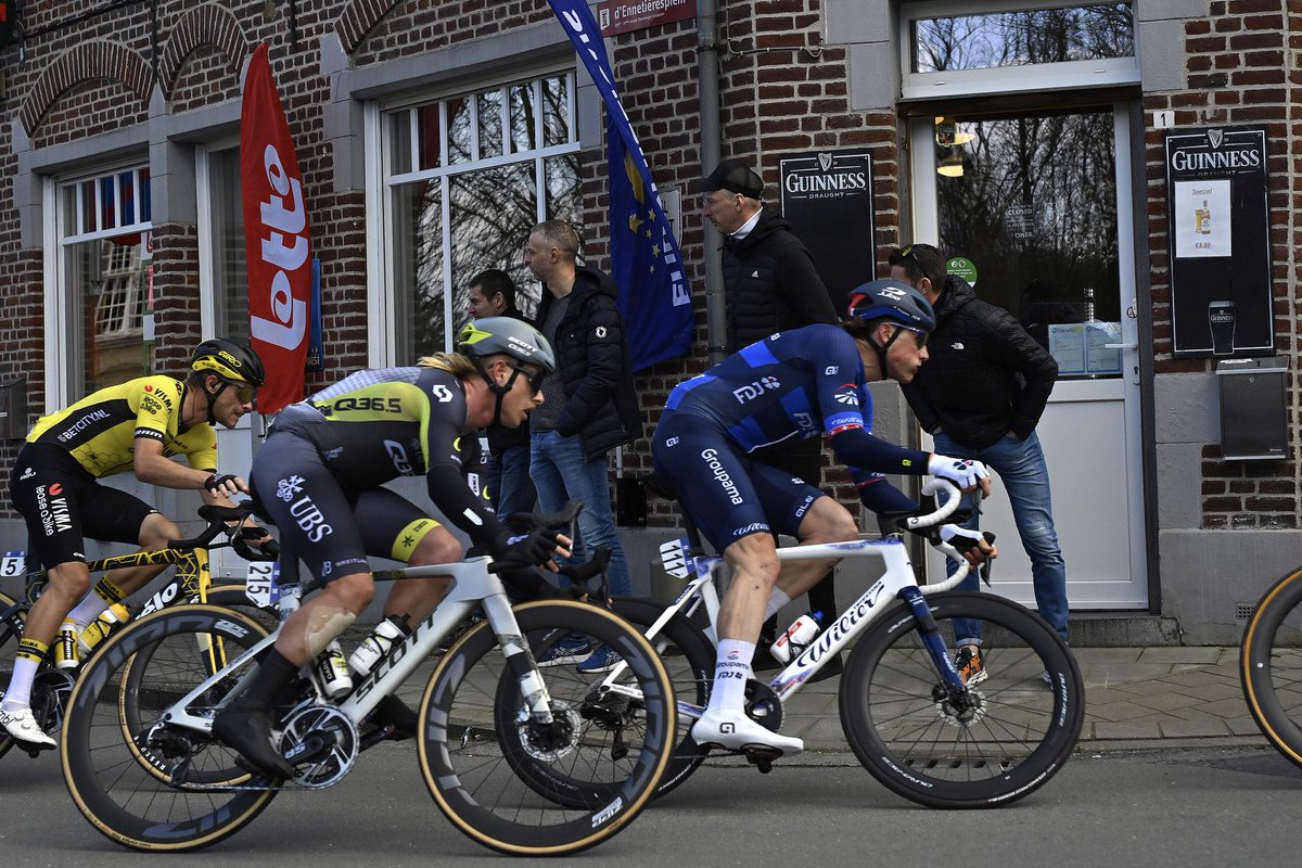 Breakaway in Gent Wevelgem 😵 A special day out front in Flanders Fields and one I’ll definitely never forget 🙏 📸: @SprintCycling