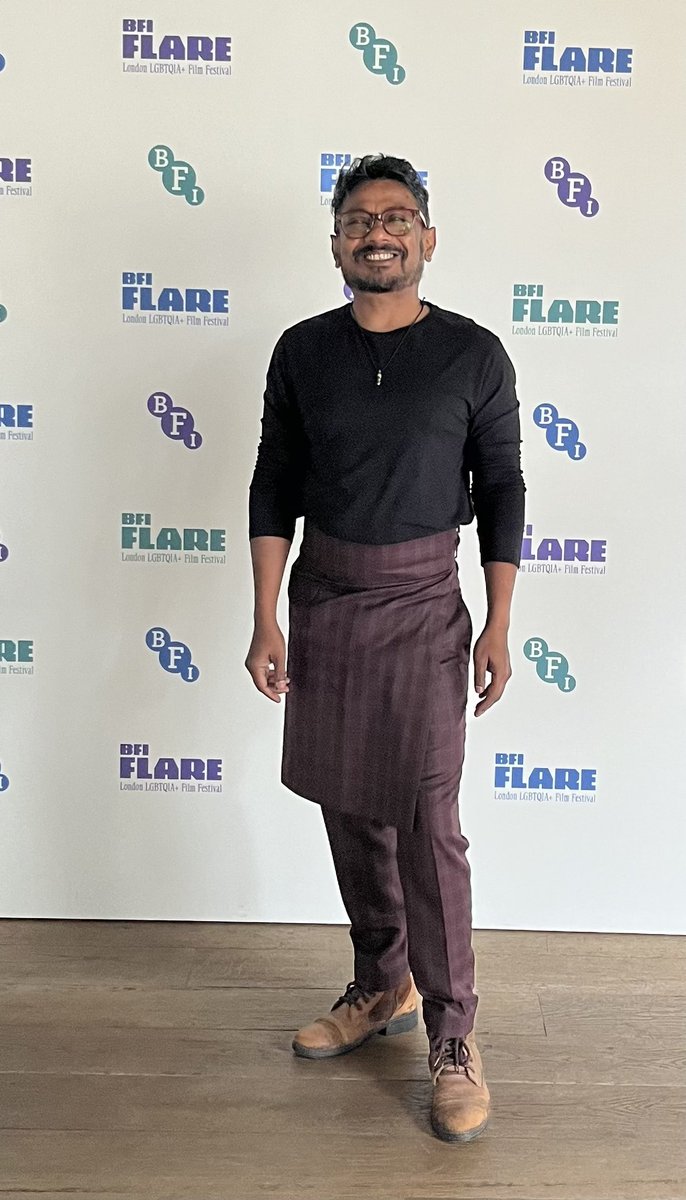 All geared up for the second screening of #PineCone at @BFIFlare Yes … can’t stop smiling … another sold out screening . London thank you for the love .❤️🏳️‍🌈❤️