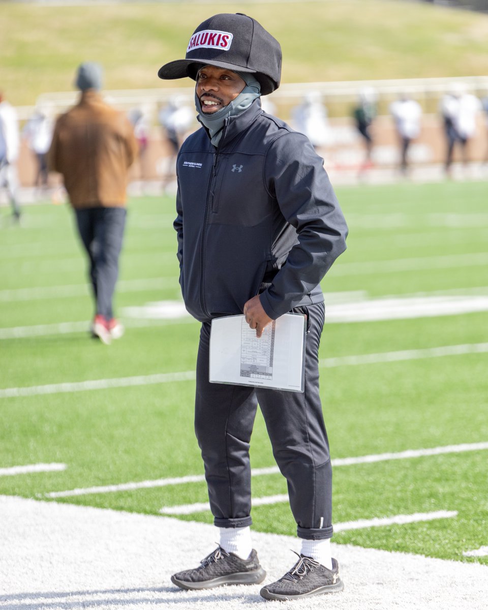 SIU_Football's tweet image. Some pics from Practice No. 3. (Photos by Jake Hefner)

Album🔗 adobe.ly/4ahA62m

#Salukis | #RunWithUs