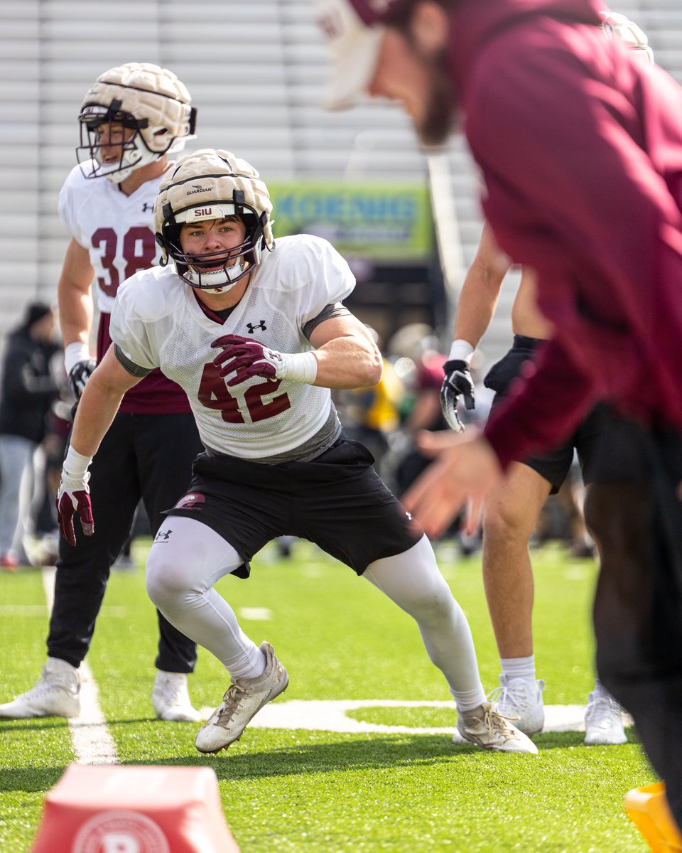 SIU_Football's tweet image. Some pics from Practice No. 3. (Photos by Jake Hefner)

Album🔗 adobe.ly/4ahA62m

#Salukis | #RunWithUs