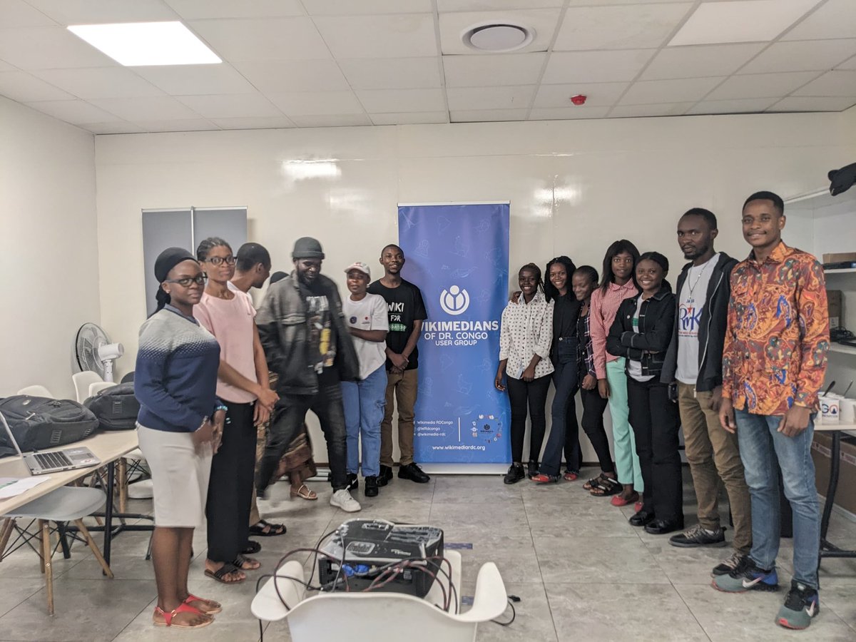 WikimediaRDC's tweet photo. Revivons en image, la session de #Follow_Up du programme #WikiforAssociations, organisée par @WRdcongo le samedi 23/03.
C'était un bon moment de suivi, d'apprentissage et d'édit-à-thon bien-sûr🥰
Nous sommes heureux d'avoir vu cette grande progression de votre part
Bravo 👏 https://t.co/vyCdYkR9Dq