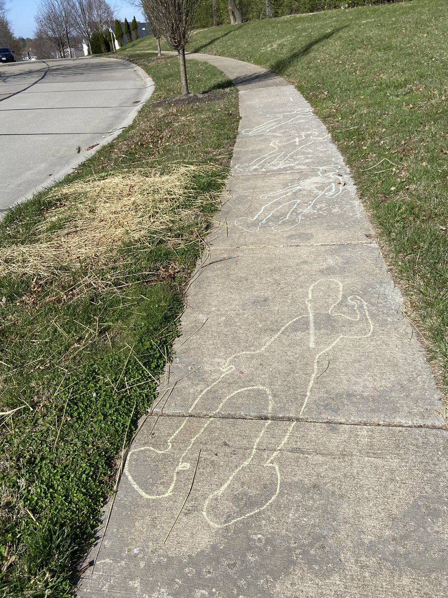 Science inquiry with my 5 year old. Q: Why is the sidewalk bright? A: The sunlight. Q: Why is your shadow dark? A: Because I’m blocking the Sun. Q: So what happens when something moves in front of the sun? A: Everything gets dark. #Eclipse2024