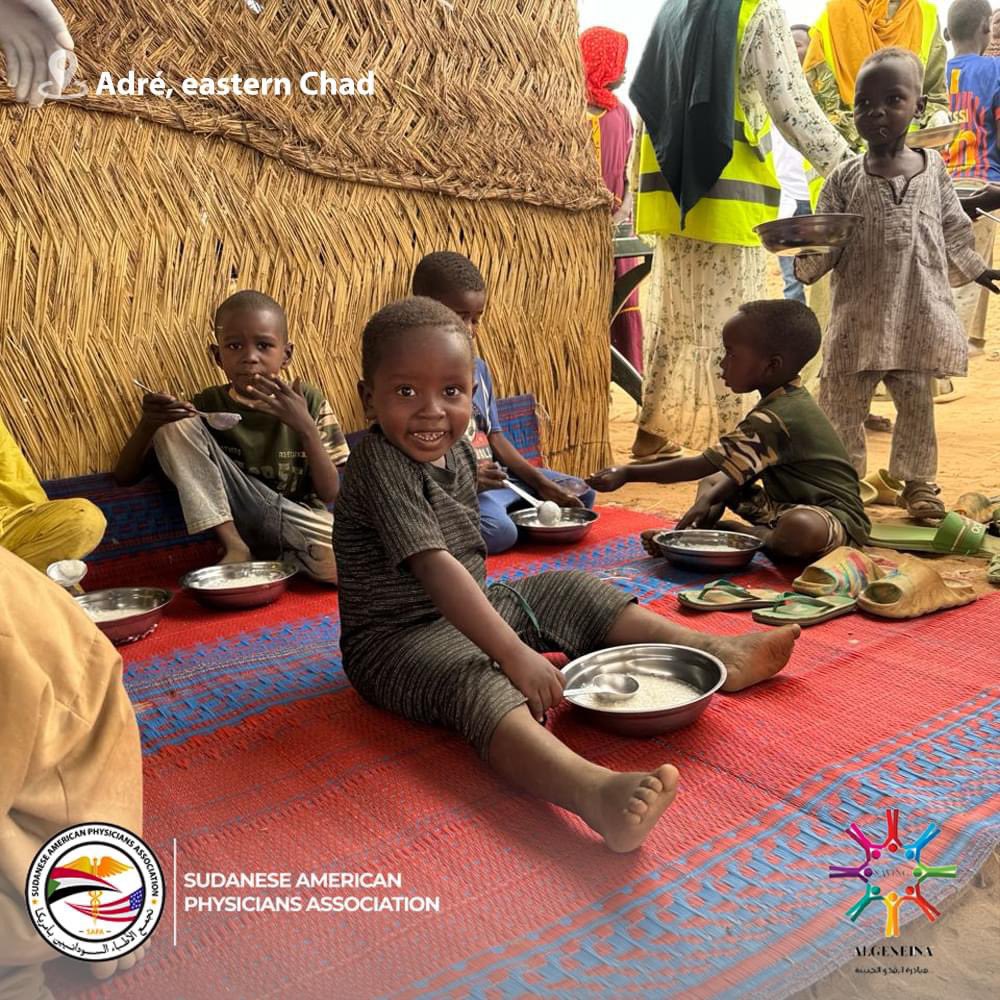 تدعوكم (سابا)، المنظمة السودانية الوحيدة العاملة في تشاد، إلى المشاركة بكل السبل لدفع شبح المجاعة، وبدعمنا لنصل لأكبر عدد ممكن من أطفالنا قبل بدء موسم الأمطار.

للمساهمة:
sapa-usa.org 

#SAPAHopeForSudan 
#KeepEyesOnSudan