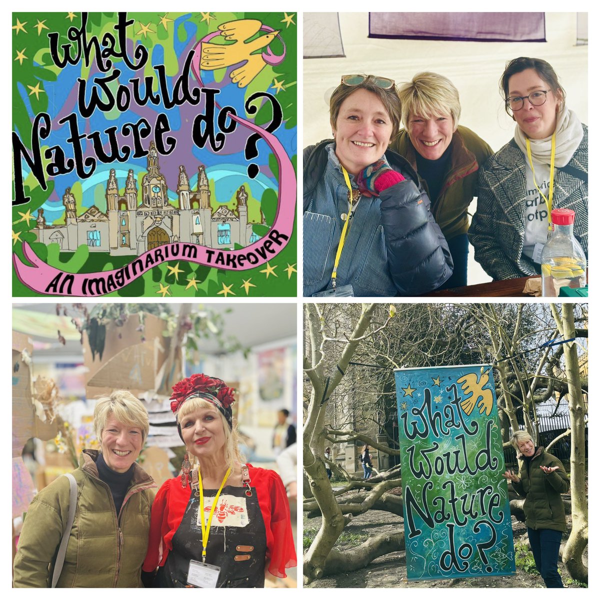 Radical Nature take-over of #KingsCollege this weekend. Changing from “do not walk on the grass” to “let’s reimagine a future together with Nature”. Congratulations to the organisers and volunteers. 2300 visitors to this creative event, Repair Cafes, soundscape, art, communities