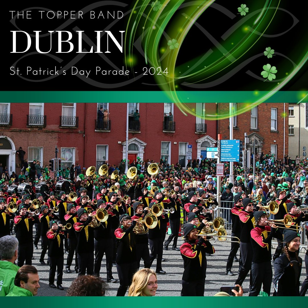 The Topper Band took on Dublin, Ireland in the 2024 St. Patrick's Day Parade! <a href="/jcityTNschools/">JohnsonCitySchools</a> <a href="/ScienceHill_JCS/">SCIENCE HILL HIGH SCHOOL</a>