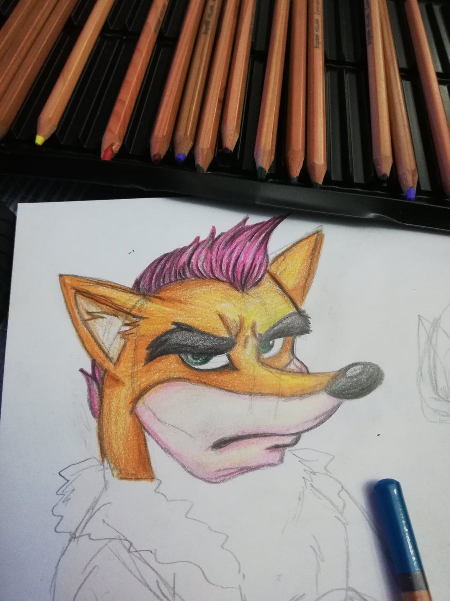 Angry biker crash it's angry and disappointed with you 😬

The work on progress from last year of this drawing.

#crash #CrashBandicoot #cartoon #fanart #furry #Anthro #doodles #artwork #crashbandicootnsanetrilogy #workinprogress