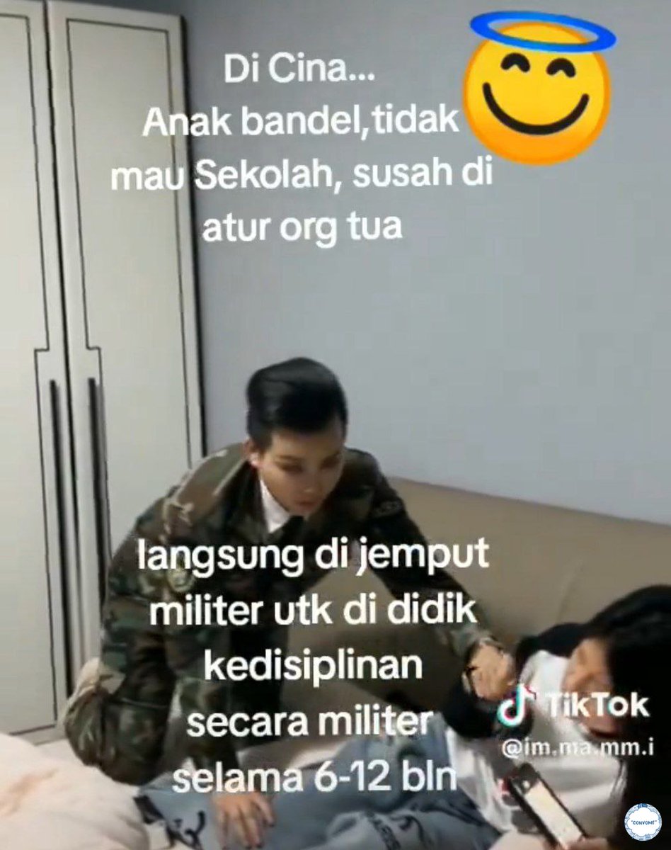 💭 Kecanduan gadget emg bahaya banget ya sampe anak' di China bisa bolos sekolah. Ortu yang ga tahan ada yg panggil tim militer buat disiplinkan mereka