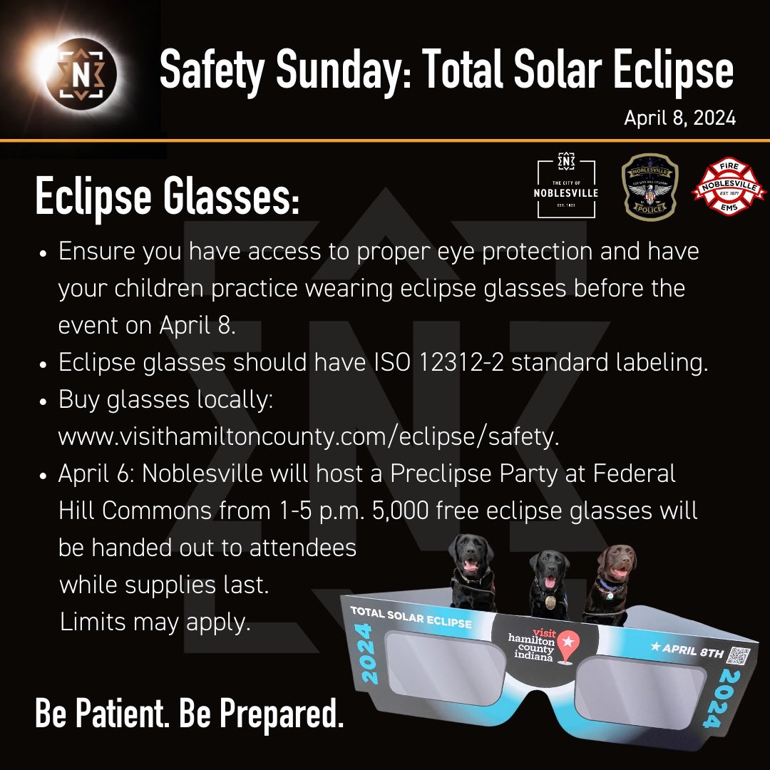 The #TotalSolarEclipse is just 15 days away! If you haven't gotten your Eclipse glasses, visit visithamiltoncounty.com/eclipse/safety/ for information on purchasing them locally.