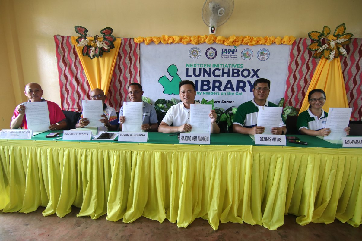 2024 Mar 14: PBSP Rolls out NextGen Initiatives in Arteche, Eastern Samar. 60 BHWs, Nutrition Scholars , and pregnant moms in Arteche, joined the launch of PBSP's MaMa. The activity was followed by the MOA signing of Lunchbox Library in the afternoon at the Arteche Central ES.