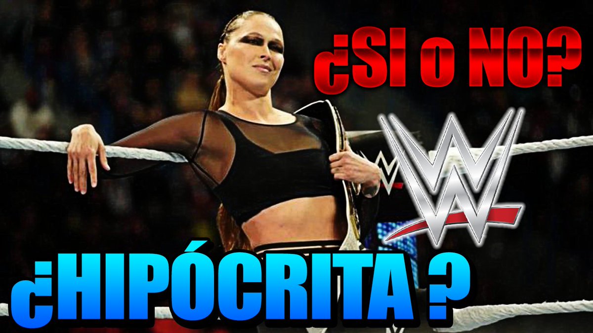 ¿Es hipócrita Ronda Rousey? youtu.be/6TEr6SO0y7g?si… a través de @YouTube 

#RondaRousey #WWE