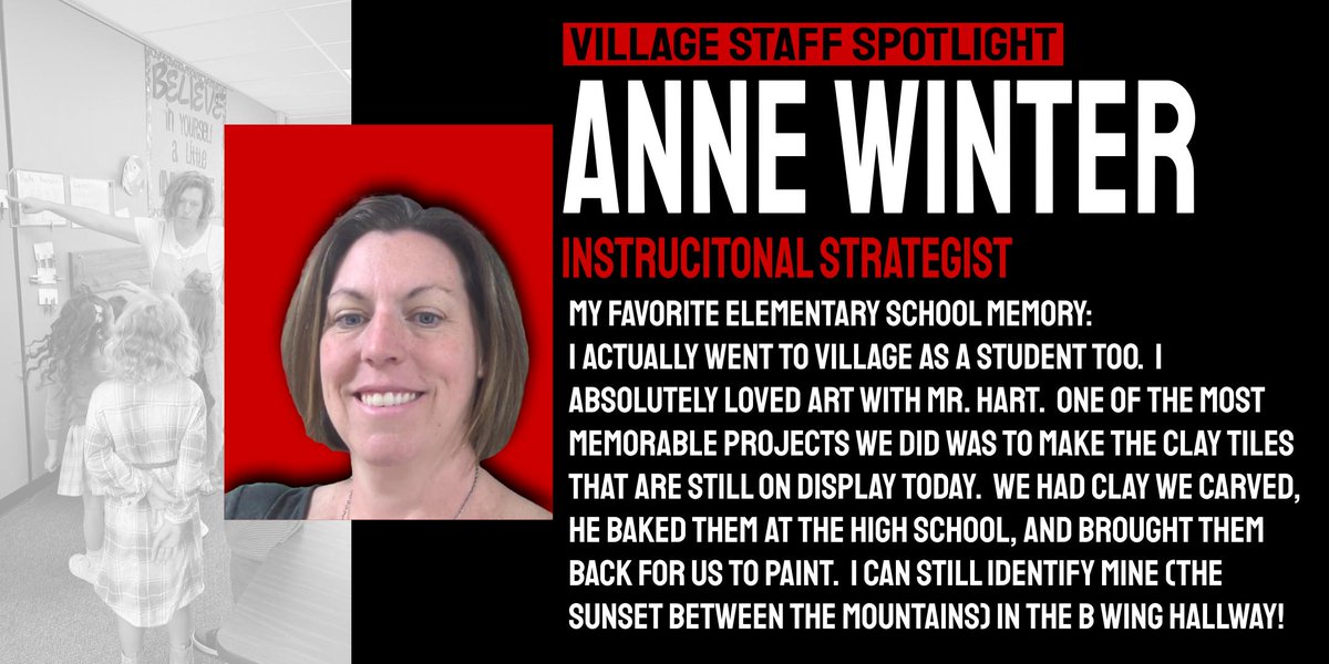 STAFF SPOTLIGHTS! Each week we are spotlighting staff members and asking them to share their favorite memories from either attending or teaching elementary school! If you see them around give them an extra "Thank You" for all the work they do! #ItTakesAVillage #EmporiaProud