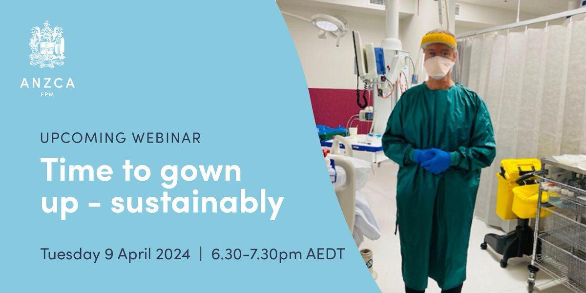 What is the hidden environmental toll of single-use surgical gowns? Join our expert panel featuring Dr Marion Kainer, A/Prof @ForbesMcGain, Dr Cliff Shelton & Dr Ben Dunne as we explore surgical & infection control perspectives. Register: bit.ly/3vsed1r