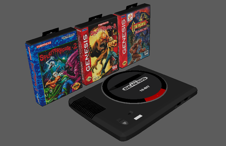 Shatter_brained's tweet photo. 3D modeled one of my favorite game consoles

#Maya #3dmodeling #sega #segagenesis #videogames #art https://t.co/f7eJ6ki2Lo