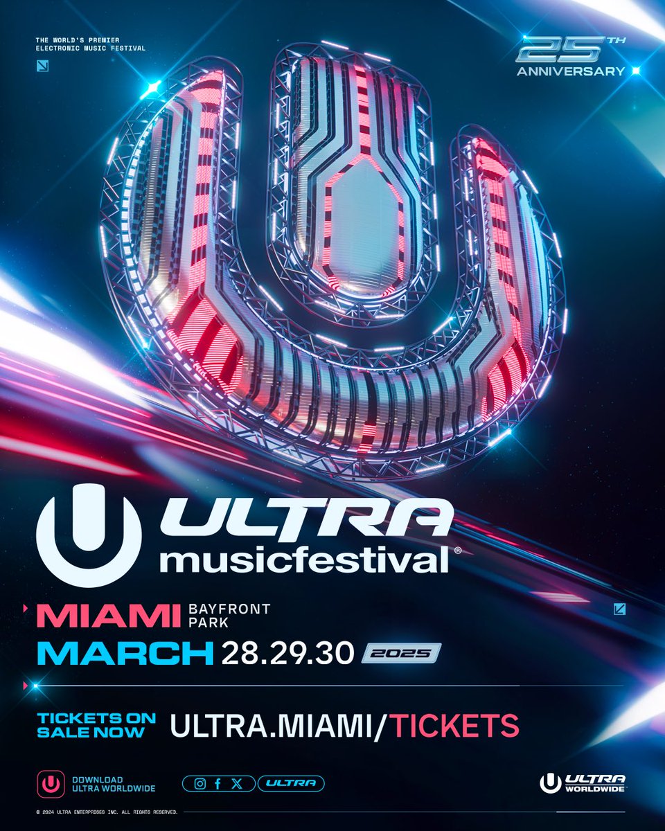 Speechless doesn’t even begin to cover it. #Ultra2024 was an incredible ride and we can’t wait to do it again next year for Ultra’s 25th anniversary! We are thrilled to announce that a limited amount of tickets for #Ultra25 are ON SALE NOW!