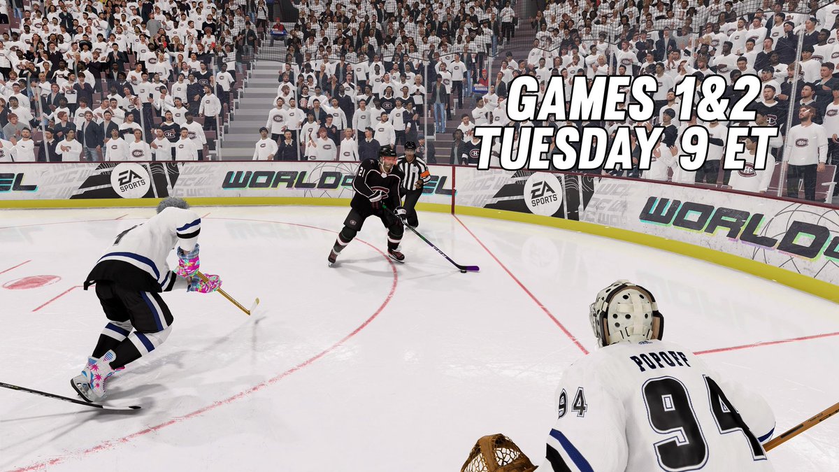 Our round 1 matchup is set vs Blue Line and we’ll play games 1&amp;2 on Tuesday night! 
Pictured is our home whiteout in one of our s14 playoff battles. Always good games vs these guys