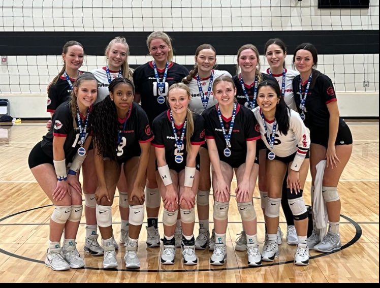 Taking the win in Silver today playing up in 18s. We took it to a team that already has an open bid and almost stealing a set! So much fun competing at a high level. Up next Salt Lake City! @PDTexas @coachmoonvball @vbconnection