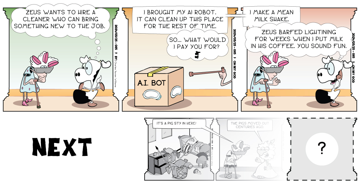 ohmygodcomic's tweet image. #AI #AIReplacement