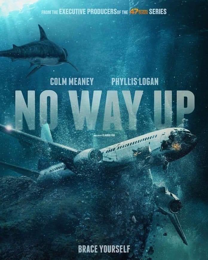What are your deepest fears?

Suffocation? 
Drowning?
Crushed to death? 

You’ll find it all in this movie titled No Way Up. The question is, how does one get eaten by a shark while inside a plane? #NoWayUp 

🤷🏽‍♀️