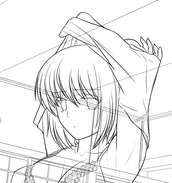 おはようございます!
朝お絵かき。
ペン入れ終わり!
明日から着色していきます。 