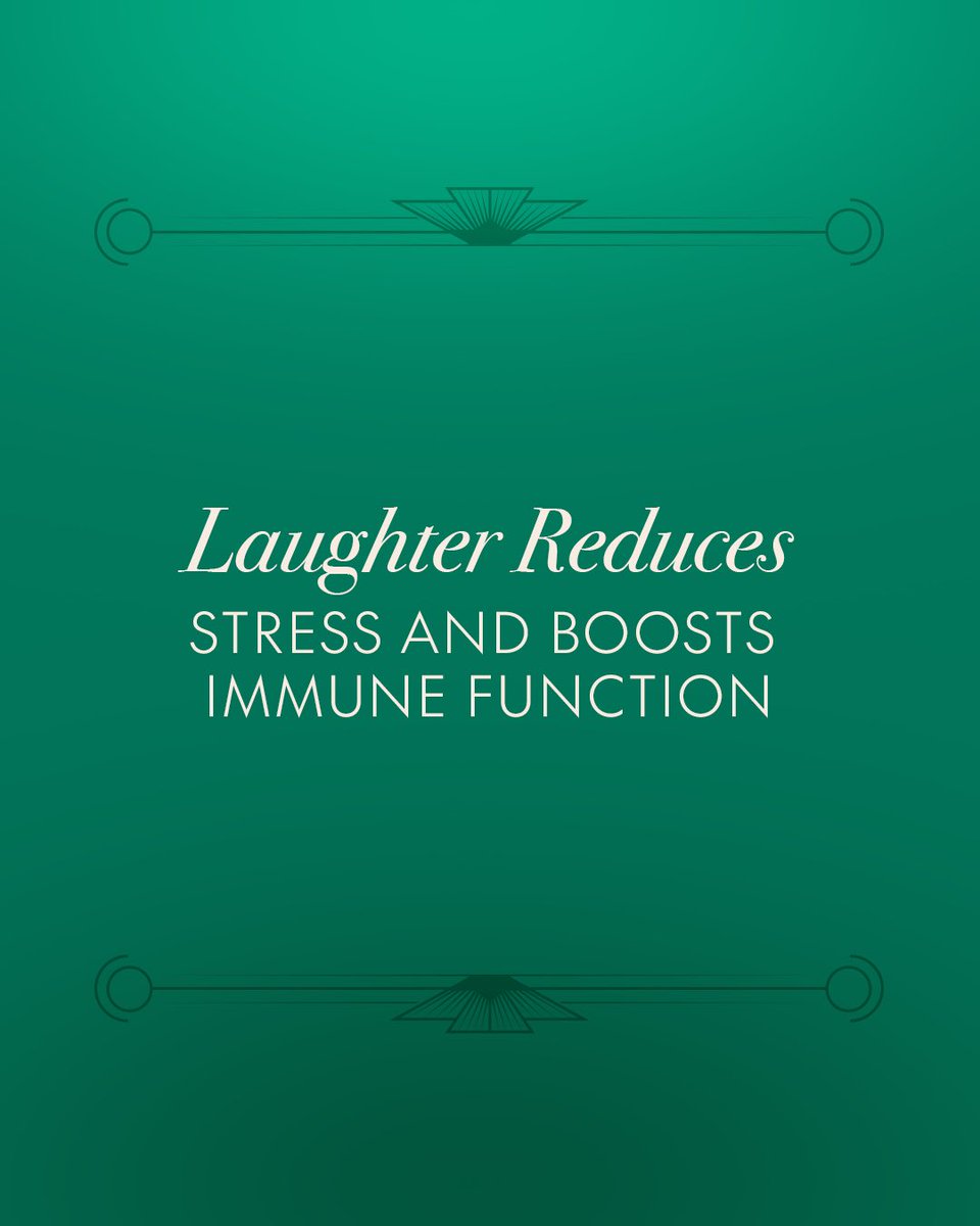 DrHalland's tweet photo. 😄 Laughter: Your Secret Longevity Booster

Did you know that a good laugh isn't just a momentary escape from your day-to-day routine but also a key ingredient to a longer, healthier life? 

Here's how laughter lights up your path to longevity:
1️⃣ Stress Slayer: Laughter reduces stress by lowering cortisol levels, helping your body to relax and recharge. Less stress equals a happier, healthier you, paving the way for a longer life.
2️⃣ Immunity Igniter: Chuckling boosts your immune system by increasing the production of antibodies and activating protective cells, making you less susceptible to bugs and boosting your overall health.
3️⃣ Joy Multiplier: Sharing a laugh fosters connections, reduces anxiety, and cultivates happiness, contributing to your emotional and mental well-being.

So, next time you laugh, remember, you're not just having a good time; you're investing in your health and longevity! Make laughter a daily habit, and watch your life extend with joy and vibrancy. 💖

#LaughterIsTheBestMedicine #LongevityTips #StressRelief #BoostImmunity #LiveLongerLaughLouder