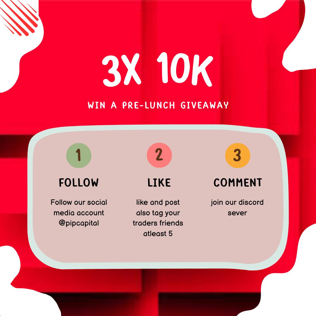 R1X (@1xrisk) on Twitter photo πPRE LAUNCHING GIVEAWAY π’π
3 Γ 10K Challenge Accounts
1οΈβ£ Must Follow π
@Pipcapital
@FpFxNajeev
οΈAlso Follow π
β‘οΈ <a href="/ICT_WisdomFx/">Sarkin Noma</a>
β‘οΈ <a href="/Abubakariguri/">Guri~FX</a>
β‘οΈ @ICT_NINJA1
β‘οΈ <a href="/em_ess001/">anwar_ms</a>
β‘οΈ @The_General_Fx
2οΈβ£ Like and Repost
3οΈβ£ Tag 5 Traders
Join discord
discord.com/invite/kgPFqCKa πPRE LAUNCHING GIVEAWAY π’π
3 Γ 10K Challenge Accounts
1οΈβ£ Must Follow π
@Pipcapital
@FpFxNajeev
οΈAlso Follow π
β‘οΈ <a href="/ICT_WisdomFx/">Sarkin Noma</a>
β‘οΈ <a href="/Abubakariguri/">Guri~FX</a>
β‘οΈ @ICT_NINJA1
β‘οΈ <a href="/em_ess001/">anwar_ms</a>
β‘οΈ @The_General_Fx
2οΈβ£ Like and Repost
3οΈβ£ Tag 5 Traders
Join discord
discord.com/invite/kgPFqCKa