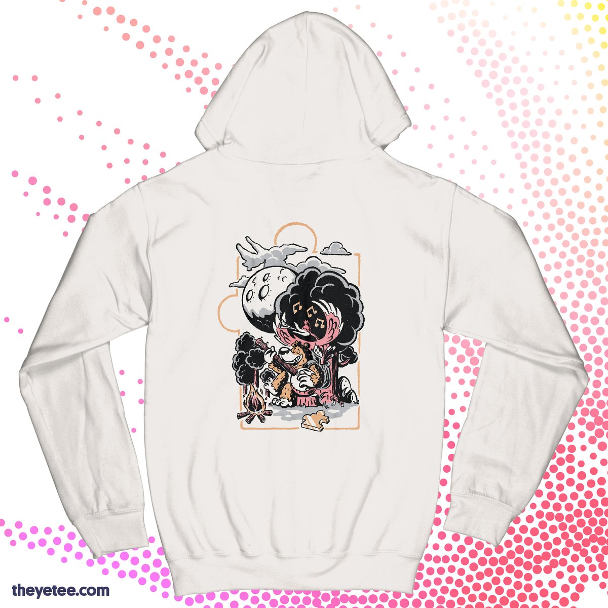 「Nothin' like a midnight strum on the ol'」|The Yetee 🌈のイラスト