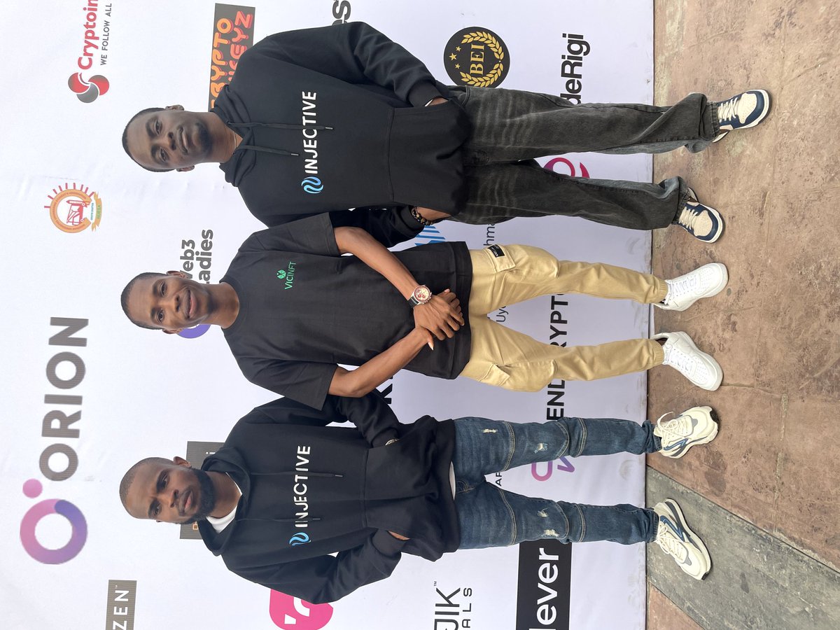 SmithGrandee's tweet photo. It was nice meeting up with the representatives of @injective, @ubuntu and @lavanetxyz.

@ViciNFT5 hope to officially partner with you. 👀 https://t.co/kUa5YuGU3O