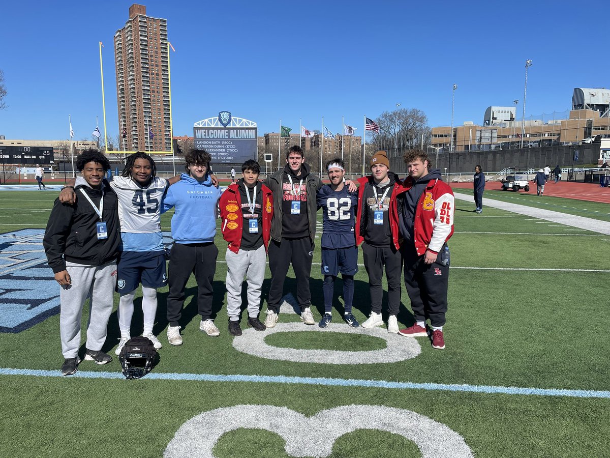 @BergenCathFBall guys at @CULionsFB #family @bccoachvito