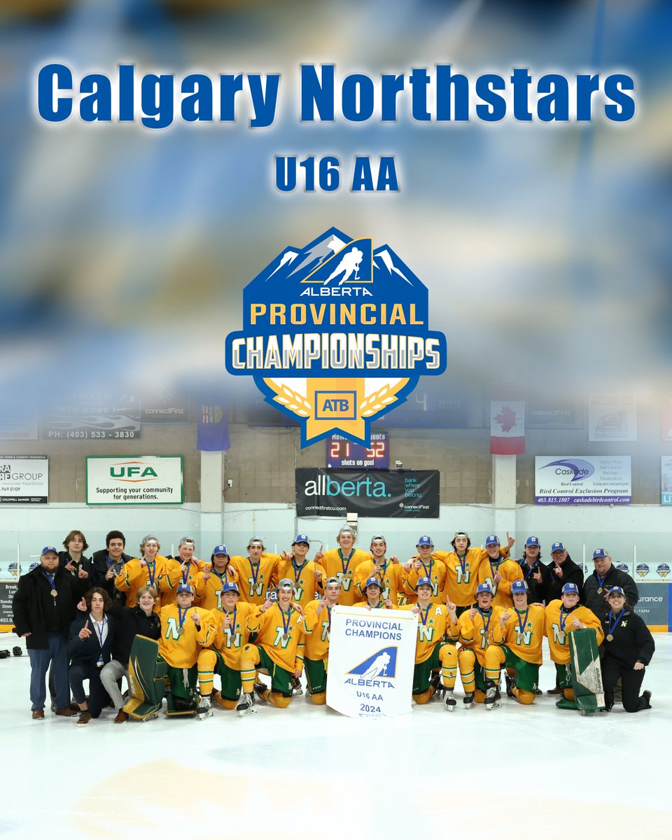 The Calgary Northstars are your U16 AA Provincial Champions!

#AlbertaBuilt | #HAProvincials | #PoweredByATB