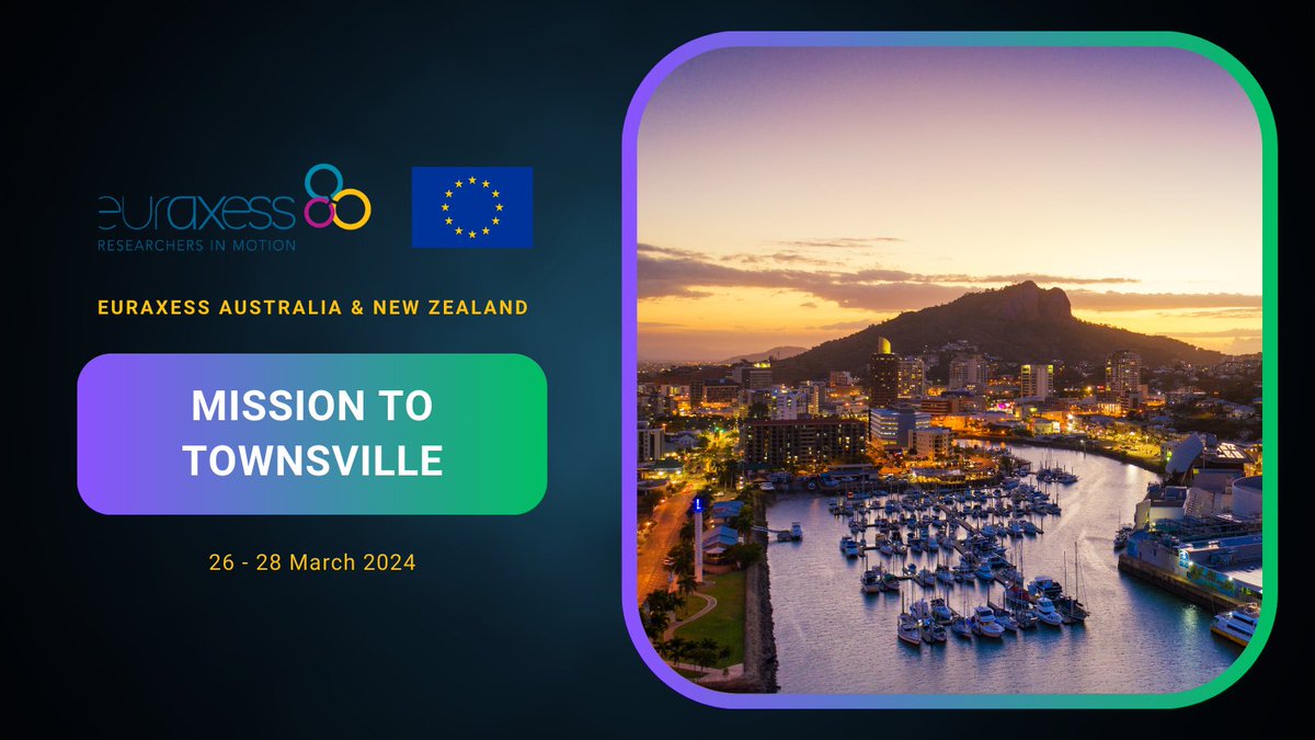 🇪🇺🤝🇦🇺 We're gearing up for our first mission of 2024 - to Townsville. It is our first ever mission to this city on the north-eastern coast of Queensland. With much anticipation, we look forward to speaking about Horizon Europe to the research stakeholders. See you ✈️.…