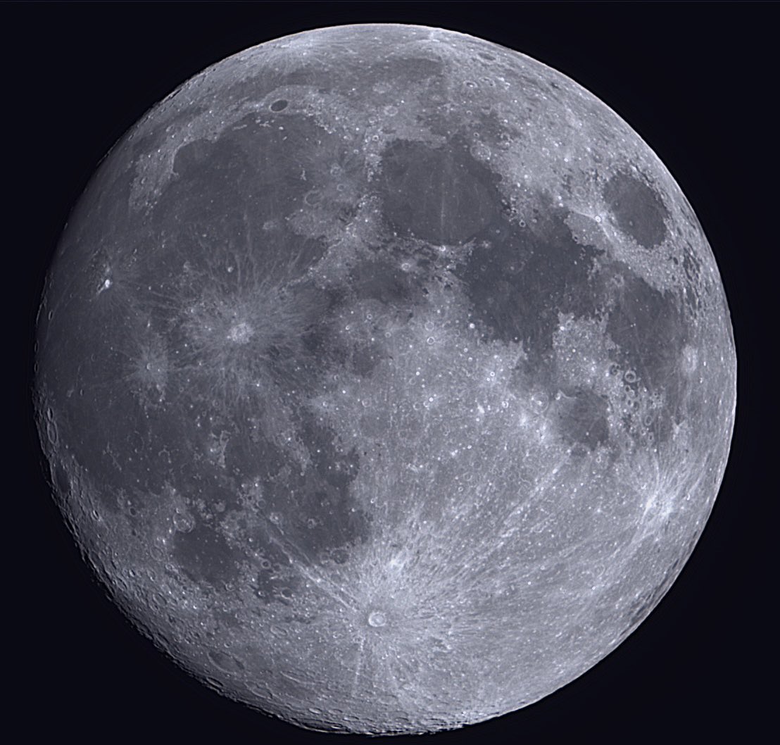 Beautiful clear night last night - I managed get a lovely picture of the moon #astronomy #astrophotography