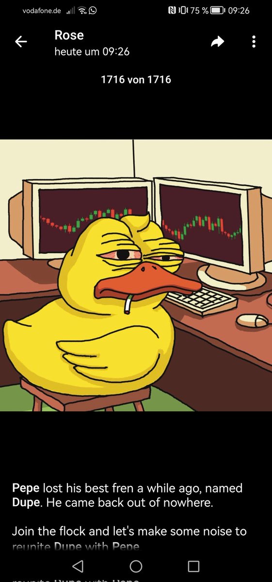 JonnyPillock's tweet photo. @DupeTheDuck First meme with #1 billboard charts song
$Dupe and $Pepe having a techno party
#1000XGEM2024 #BULLRUN202 https://t.co/f4MX3w2c5z