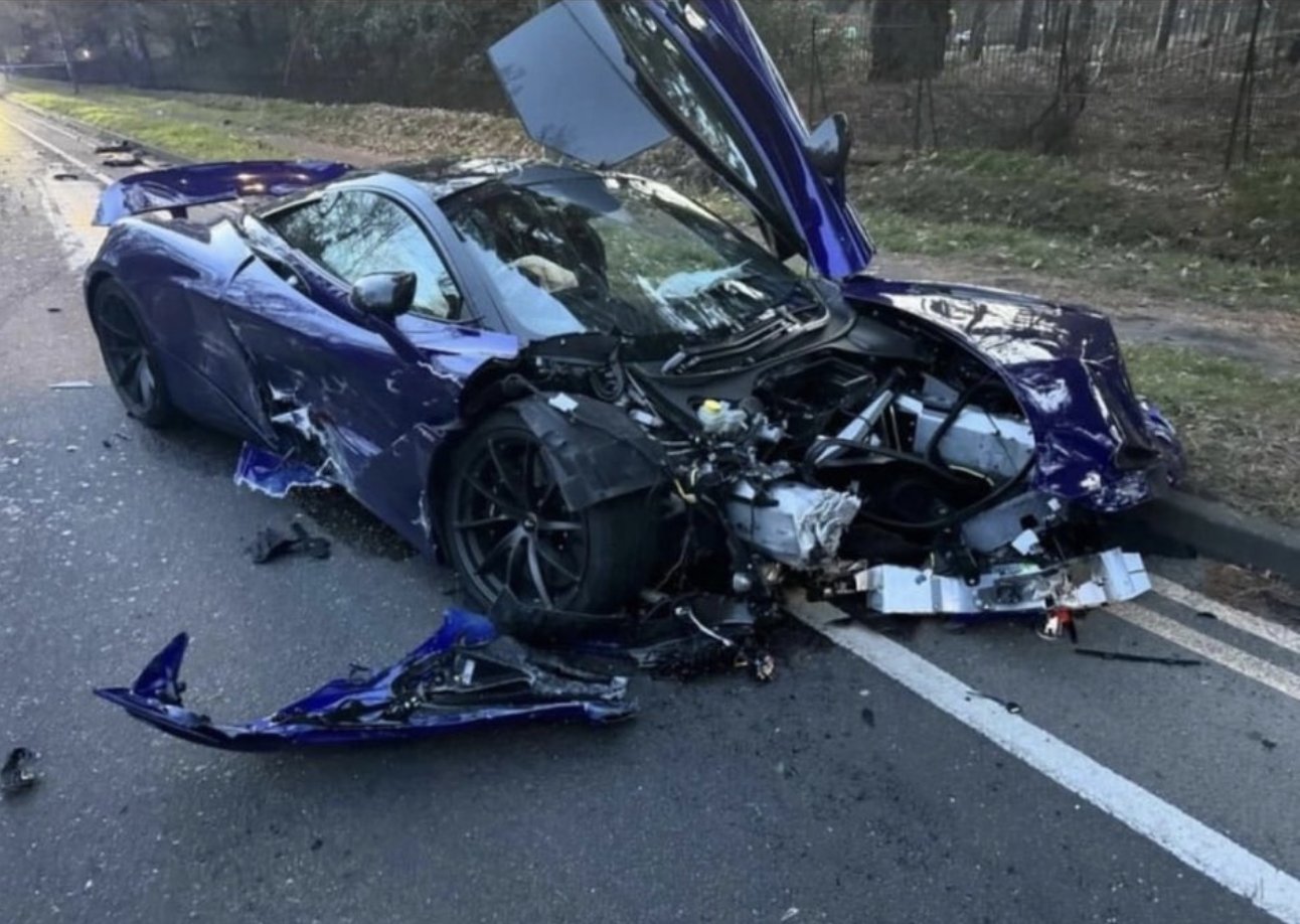 Crashed McLaren 720S linked to TikTok star HSTikkyTokky, whose luxury lifestyle claims have been overshadowed by legal troubles.
