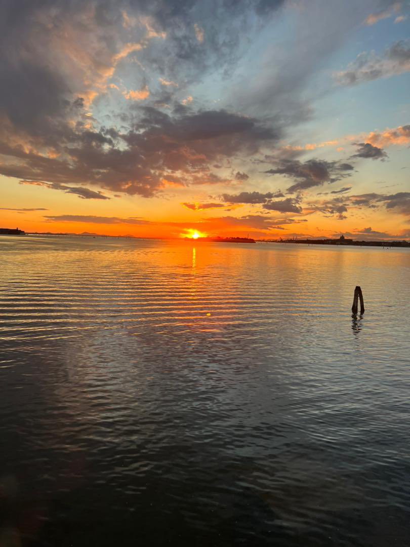 This amazing sunset was taken this evening on San Servolo Island of Venice City where I arrived at the invitation of President Vattani of Venice International University for discussions on collaboration between our two universities. Environmental diplomacy in the era of global