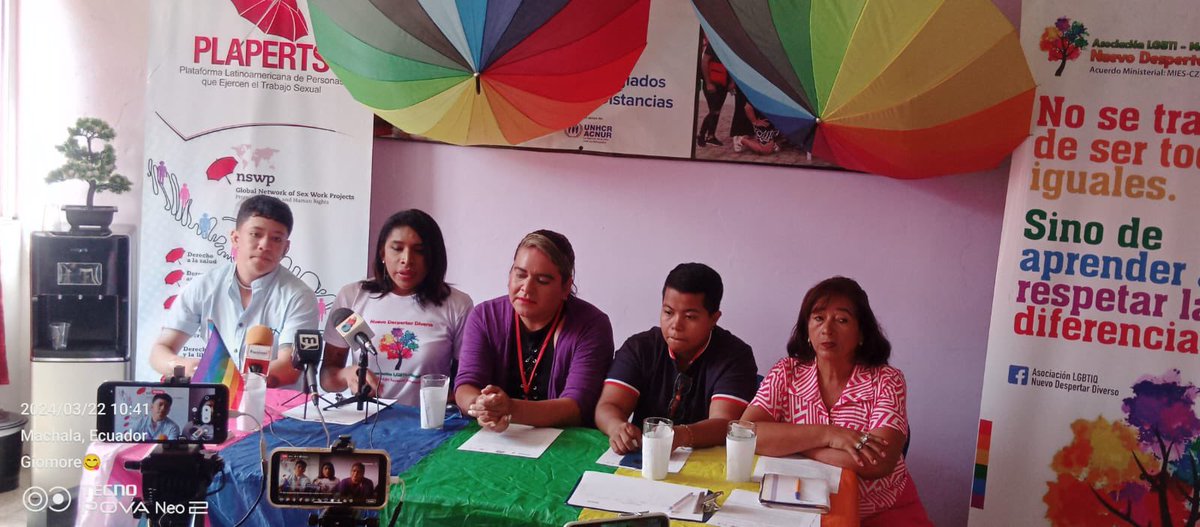 Rueda de prensa sobre el III Encuentro Nacional de la Plataforma Trans Ecuador “CoaliTrans”, capítulo Machala, en el marco del día internacional de la Visibilidad Trans 

El directorio