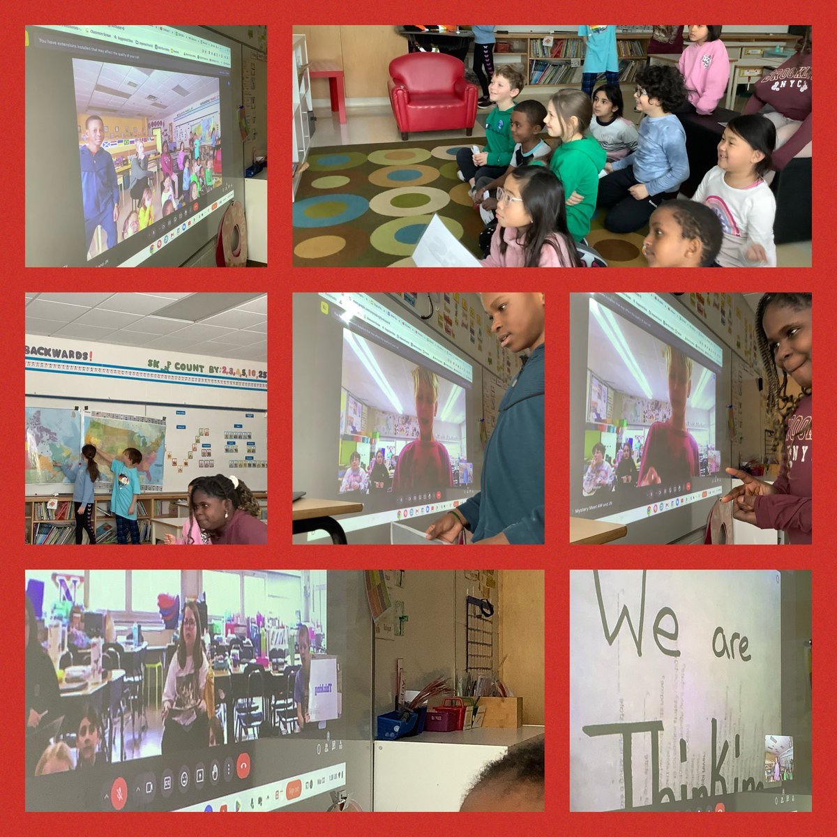 On Friday we had a #MysterySkype with @akweber16’s class in Massachusetts, USA. We loved it and we are learning more and more about Geography! So cool. @StAnneOCSB