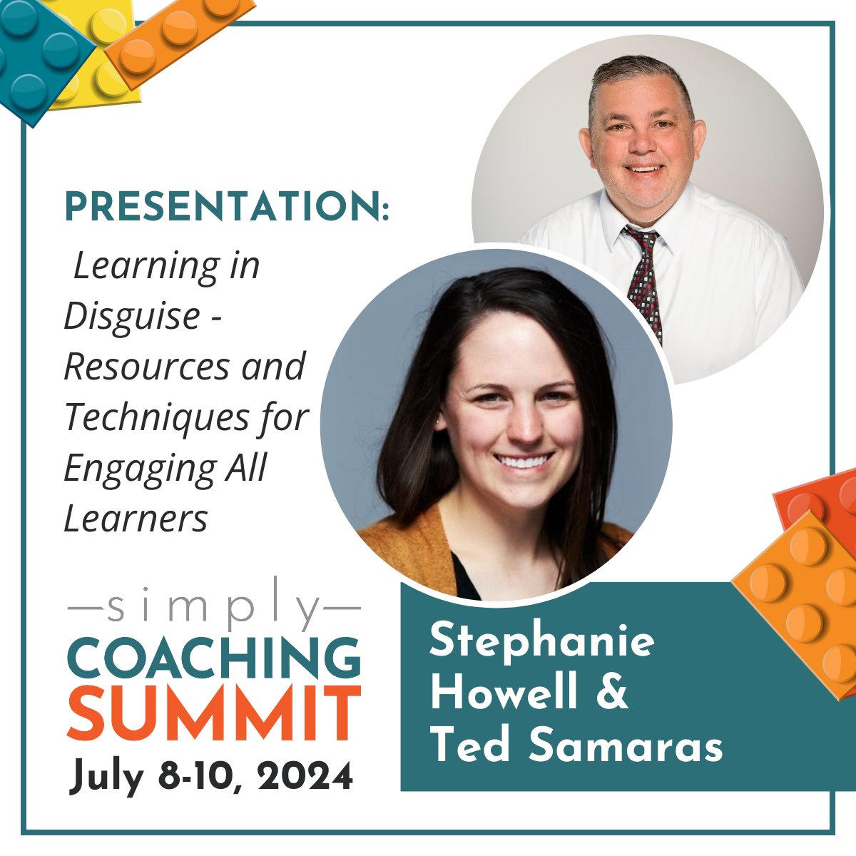 Hey everyone! Join @mrshowell24 and I for 'Learning in Disguise - Resources and Techniques for Engaging All Learners' at the Simply Coaching Summit July 8-10, 2024! Here is the link to sign up: simplycoachingsummit.com/a/19590/Zoq73P… #simplycoachingsummit24 @simplyinscoach