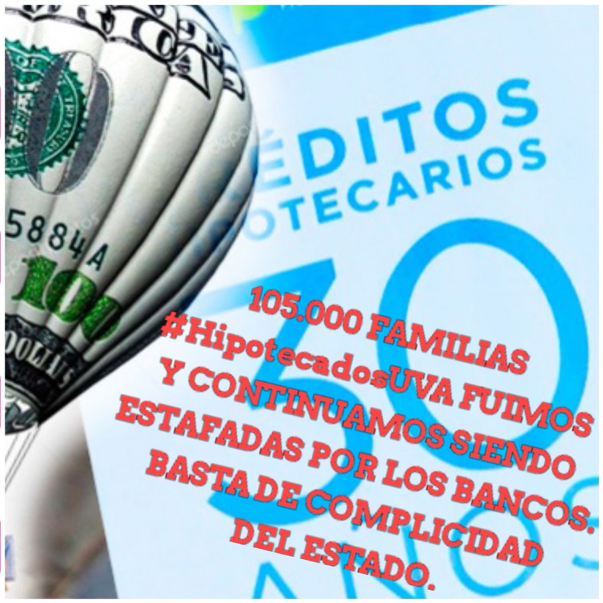 <a href="/UsuraUVA/">EstafadosUVA</a> ✅ Fin a la #UsuraUVA . 
✅ El techo de  100 mil flias hipotecadas depende de ustedes.  
✅  Nuestros hogares estan en riesgo xq  la camara de senadores hizo la plancha  en 2023.
🆘️Pueden pedir sesión especial y no lo hacen. D q lado están?  Con los bancos o con el pueblo?