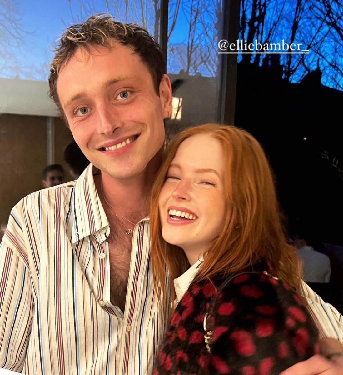 ‘RED, WHITE &amp; ROYAL BLUE’ co-stars Thomas Flynn and Ellie Bamber recently reunited 📸