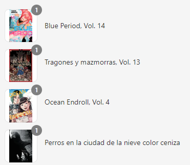 NeraRyuu's tweet photo. Pues ya esta hecha la compra en el #mangademedianoche de @mwediciones .
Y ya queda menos para terminar tragones 🥲. https://t.co/3XumSrEIW9
