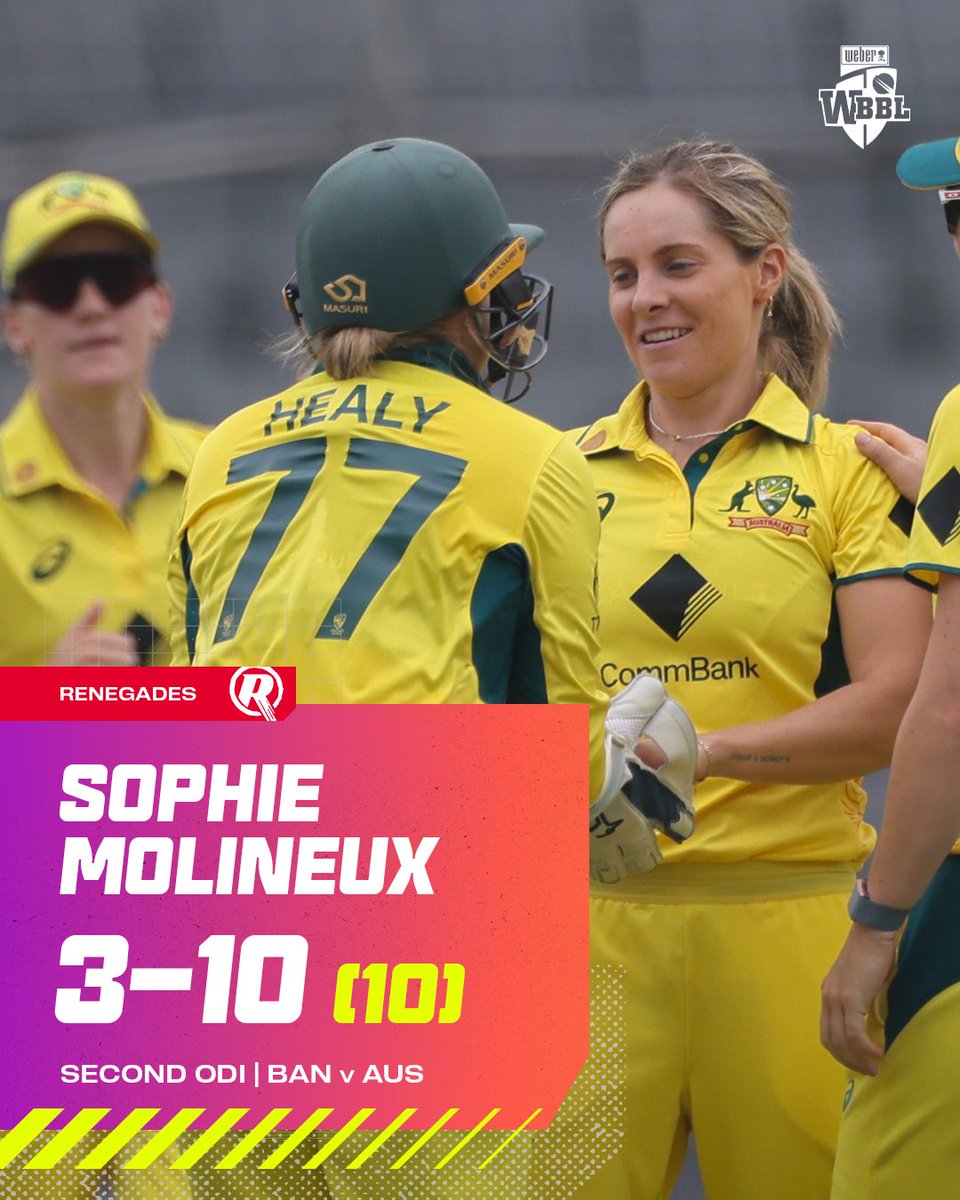 How well is Sophie Molineux going at the moment?! #BANvAUS