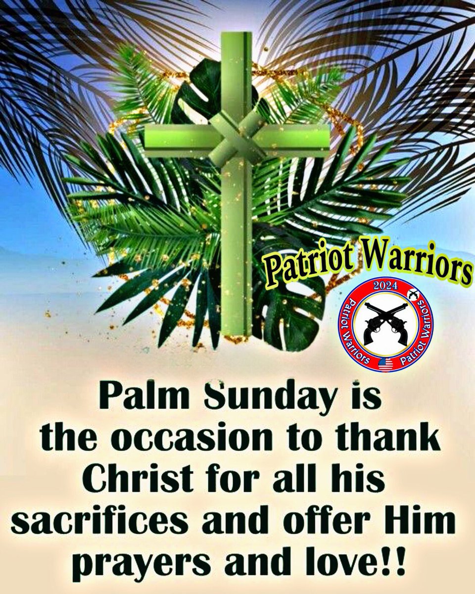 🚨 BOOMER 🚂 213 🚨 ✝️ Taking our Country back starts with Everyone Praying together. 🙏🏽 Have a Happy Palm Sunday and Blessed Holy Week. ✝️ @Teddy2741 @LindaNTx @NoboastbutJesus @Cosmet87 @FishermanWords @pr0ud_americans @MischiefMoth86 @2Glitz4U2 @jncojok3…