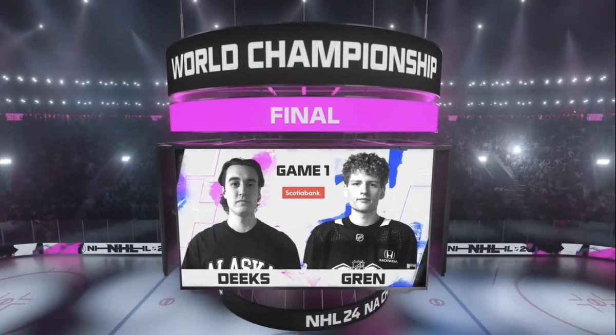 DeeksNHL's tweet image. Lost in the Finals of North American Championship to @YungGren GGs to him and @PolgzNHL 

Super happy with how I played on PlayStation, I even suprised myself. 
Confident going into the World Finals in 2 weeks back here in New York!

See you at World Finals!

#NHL24WC