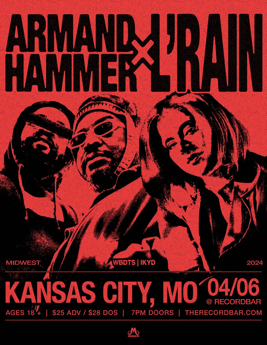 Want to win a pair of tickets to see Armand Hammer and L'Rain at recordBar on April 6? Just follow @shuttlecockmag and repost this to enter our contest. A winner will be DM'd in the next 48 hours. Tickets on sale here: bit.ly/lrainahsmm